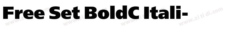 Free Set BoldC Itali字体转换